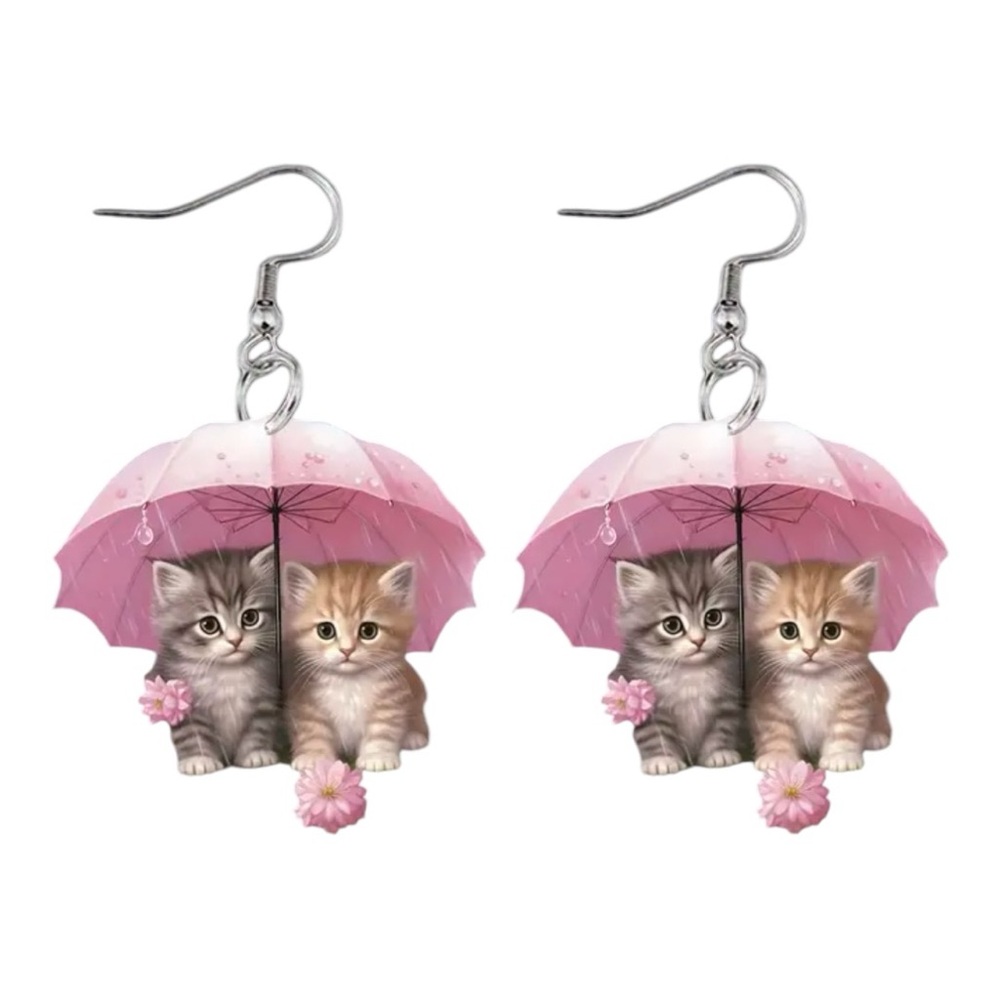 NWT - Cute Dangling Kitten Earring’s